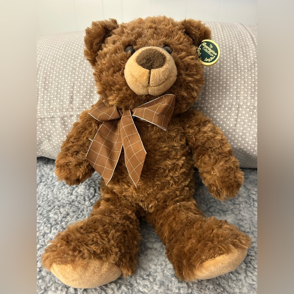 Bearington Lil Reggie Teddy Bear with Bow
